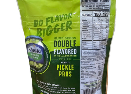 BIGS Vlasic Dill Pickle, Sunflower Seeds, Flavored, Keto Friendly Snack, Low Carb Lifestyle, 5.35 ounce (Pack Of 12)