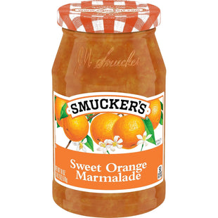 Smuckers Sweet Orange Marmalade, Glass Jar, Kosher, 18 Ounces (Pack Of 12)