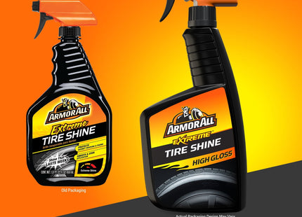 Armor All Extreme Tire Shine, Tire Cleaner and Black Shine, Trigger Spray, 22 Ounce (Pack Of 12)