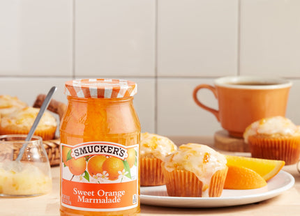 Smuckers Sweet Orange Marmalade, Glass Jar, Kosher, 18 Ounces (Pack Of 12)