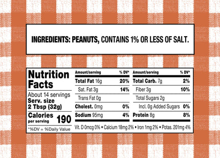 Smucker’s Natural Chunky Peanut Butter, 16 Ounces