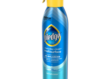 Pledge Everyday Clean Multi surface Cleaner, Aerosol Spray, Glade Rain Shower, 9.7 Ounce (Pack Of 11)