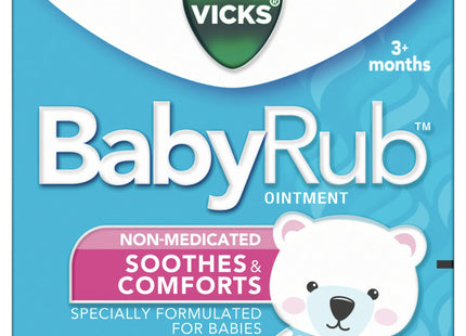 Vicks BabyRub Non-Medicated Soothing Chest Rub Ointment, with Eucalyptus 1.76 Ounce (Pack Of 6)