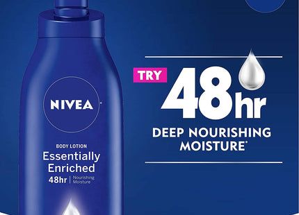 NIVEA Essentially Enriched, Deep Nourishing, Almond Oil Body Lotion, Travel Size 2.5 Fl Ounce (Pack Of 6)