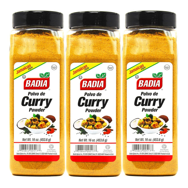 Badia Jamaican Style Curry Powder, 16 oz. (Pack Of 3)