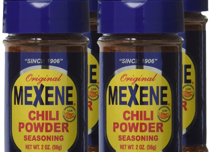 Mexene Original Chili Powder Seasoning, Blended with cumin, oregano, and garlic, 2 Ounces (Pack Of 4)