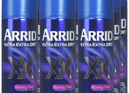 Arrid XX Extra Dry Antiperspirant & Deodorant, Morning Clean, Aerosol Can Spray, 6 Ounce (Pack Of 9)