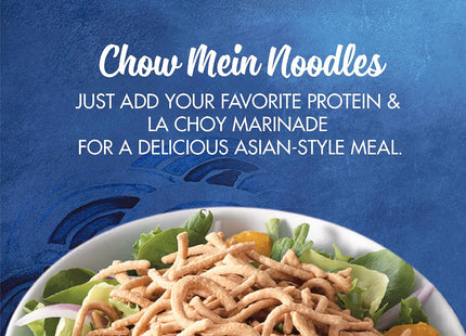 La Choy CHOW MEIN Asian Style Crunchy Noodles, Made With wheat and Rice Flour, 3 Ounce Canister (Pack Of 4)