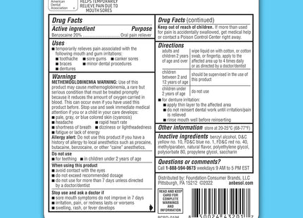 Anbesol Liquid Maximum Strength Oral Anesthetic Liquid, Instant Oral Pain Relief 0.41 Ounce (Pack Of 12)