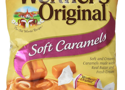 Werther's Original Soft Caramel Candy,  Made With Real Butter and Fresh Cream, 4.51 Ounce (Pack Of 6)