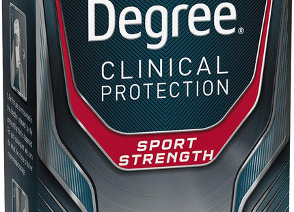 Degree Clinical+ Anti Perspirant Deodorant Stick, Solid, Sport Strength, 72-Hour Sweat & Odor Protection 1.7 Ounce (Pack Of 1)