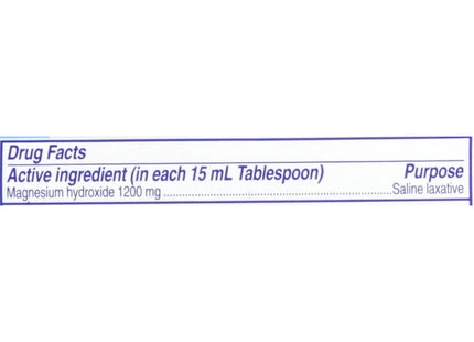 Phillips Milk of Magnesia Liquid Magnesium Laxative & Antacid Original 12 Ounce (Pack Of 4)