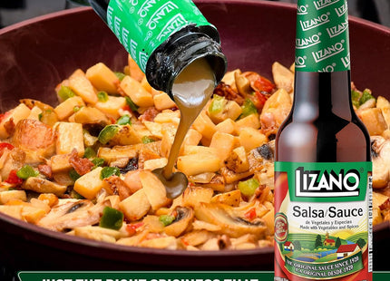 Lizano Salsa Sauce, Original Flavor, With Vegetables and Spices Bottle, 21.13 Ounce (Pack Of 6)