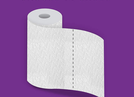 Viva Multi-Surface Cloth Paper Towels, 6 Big Rolls = 9 Regular Rolls, 2Ply, 83 Sheets Per Roll, (Pack Of 6)