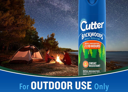 Cutter Backwoods Insect Repellent Aerosol Spray Limited Edition Patriotic 6 Ounces (Pack Of 2)