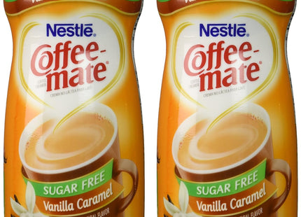 Nestle Coffee mate. Vanilla Caramel, Sugar Free, Coffee Creamer Powder, Non-dairy, Lactose Free, 10.2 Ounce (Pack Of 4)