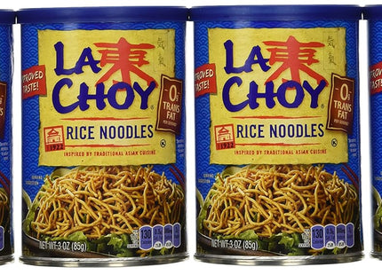 La Choy CHOW MEIN Asian Style Crunchy Noodles, Made With wheat and Rice Flour, 3 Ounce Canister (Pack Of 4)