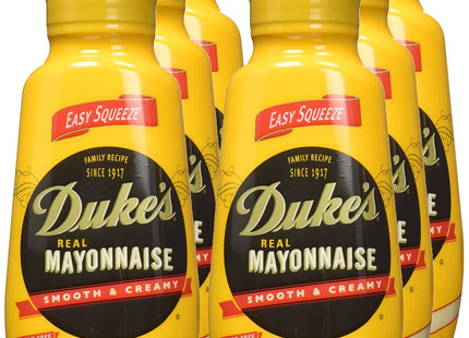 Duke's Smooth & Creamy Real Mayonnaise, Rich & Creamy, Sugar Free, 11.5 Fl Oz (Pack Of 12)