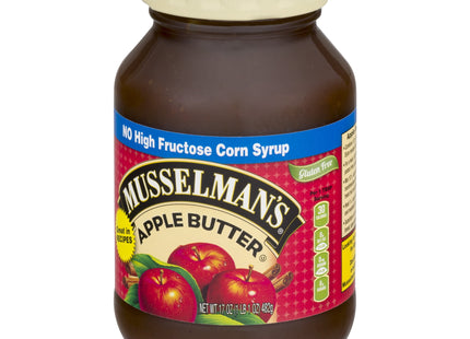 Musselman's Apple Butter, Naturally Fat Free, Gluten free, Non-dairy. Non-GMO, 17 Ounce (Pack Of 6)