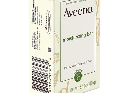 Aveeno Gentle Naturals Moisturizing Facial Cleansing Bar for Dry Skin, Fragrance Free, 3.5 Ounce (Pack Of 6)