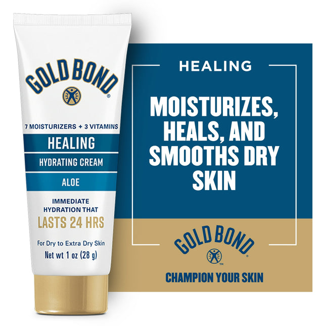 Gold Bond Ultimate Healing Skin Therapy, Hand and Body Lotions, Ultimate Healing Fresh Aloe, Travel Size 1 Ounce (Pack Of 1)