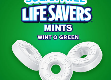 Life Savers Wint-O-Green Sugar Free Breath Mints Hard Candy, Individually Wrapped Mints 2.75 Ounce (Pack Of 6)