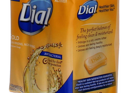 Dial Antibacterial Deodorant Healthy Skin Clean Bar Soap, Gold 4 Ounce 3 Bars each (Pack Of 12)