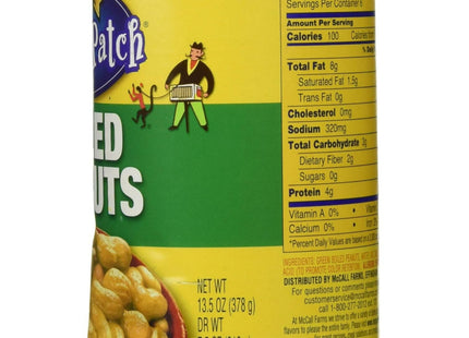 Peanut Patch Margaret Holmes Original Green Boiled Fresh Peanuts, Sugar-Free, 13.5 Ounce Can (Pack Of 1)