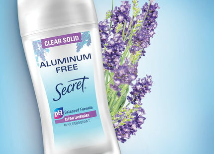 Secret 48-Hour Aluminum Free Deodorant Stick, Lavender, 2.4 Ounce (Pack Of 2)