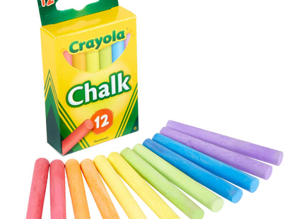 Crayola Drawing Chalk Assorted Colored 12 Sticks Per Box (Pack Of 5)