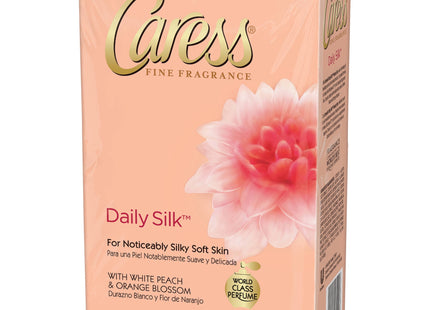 Caress Daily Silk Beauty Bars, White Peach & a Blend of Silk Orange Blossom, 4.25 oz 2 Bar (Pack Of 1)