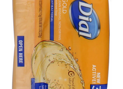 Dial Antibacterial Deodorant Healthy Skin Clean Bar Soap, Gold 4 Ounce 3 Bars each (Pack Of 12)