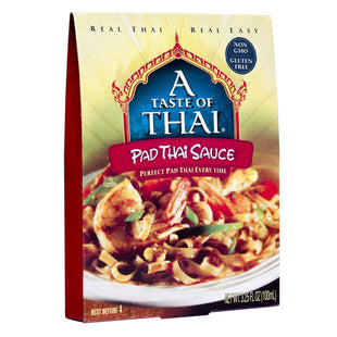 A Taste Of Thai Ready-to-Use Mix, Flavored with Classic Thai Spices, Sauce Pad Thai, 3.25 Ounces (Pack Of 6)