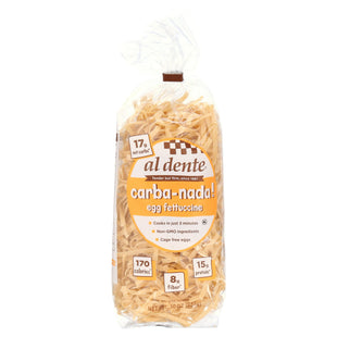 Al Dente Carba-Nada Egg Fettuccine, Noodles 10-Ounce Bags (Pack Of 12)