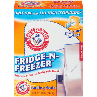 Arm & Hammer Fridge-N- Freezer No Scent Baking Soda Cleaner Powder 14 Oz (Pack Of 2)