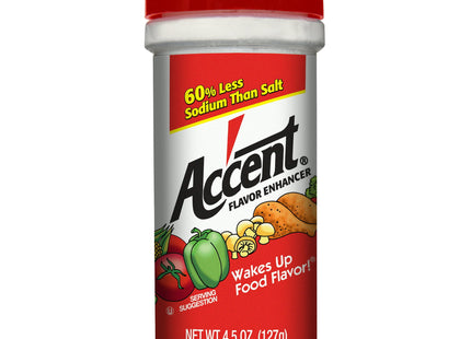 Accent All Natural Wakes Up Food Flavor Enhancer, Seasonings Kosher, 4.5 Ounce (Pack Of 4)