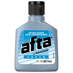 Mennen Afta Aftershave Lotion and Skin Conditioner, Fresh Scent, After Shave Condition, 3 Ounce (Pack Of 6)