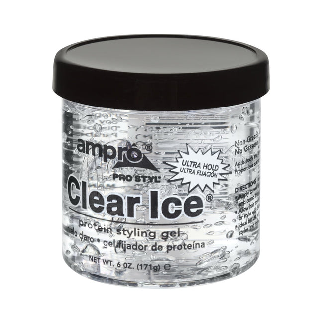 AmPro Pro Styl Clear Ice Protein Hair Styling Gel 6 Oz (Pack Of 1)