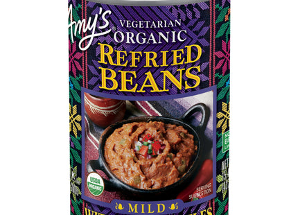 Amy's Organic Refried Beans, Mild With Green Chile Organic, Canned, Vegan, Gluten Free and Vegetarian, 15.4 Ounces (Pack Of 3)