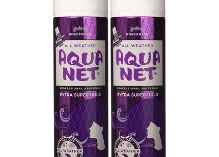 Aqua Net Extra Super Hold Professional Hair-Spray, Unscented ,Aerosol, 11 Ounce (Pack Of 2)