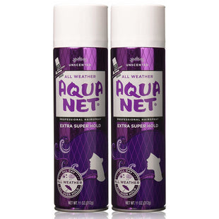 Aqua Net Extra Super Hold Professional Hair-Spray, Unscented ,Aerosol, 11 Ounce (Pack Of 2)