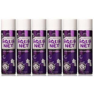 Aqua Net Extra Super Hold Professional Hair-Spray, Unscented ,Aerosol, 11 Ounce (Pack Of 6)