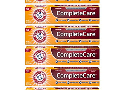 Arm & Hammer Complete Care, Stain Defense Fluoride Anticavity Toothpaste, 6 Ounce (Pack Of 6)