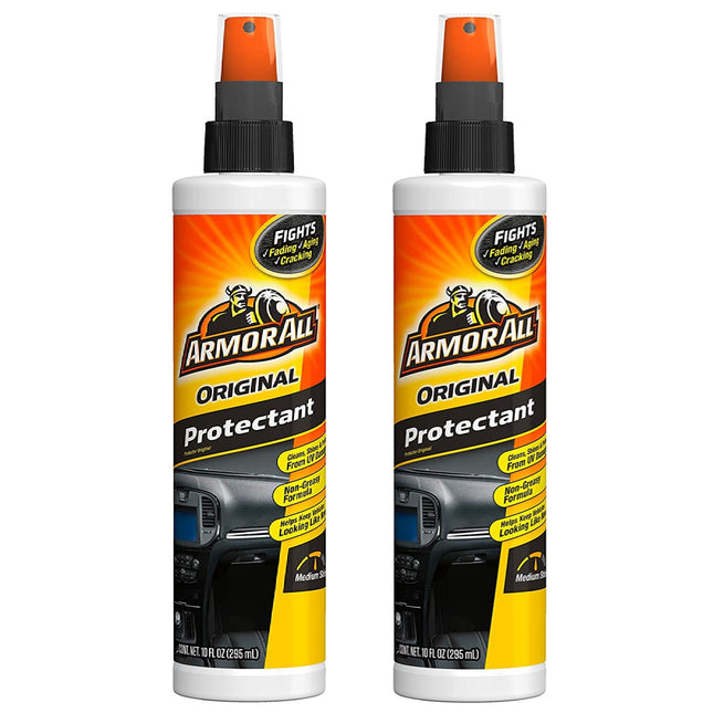 Armor All Interior Car Cleaner Spray Bottle, Protectant Cleaning Pump Sprayer, 10 FL OZ (Pack Of 2)