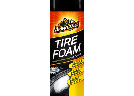 Armor All Tire Foam Automotive Protectant Foam, Wheel Cleaner, Aerosol Spray, 20 Ounce (Pack Of 3)