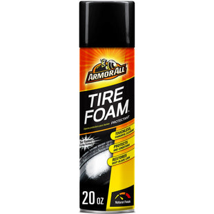 Armor All Tire Foam Automotive Protectant Foam, Wheel Cleaner, Aerosol Spray, 20 Ounce (Pack Of 3)