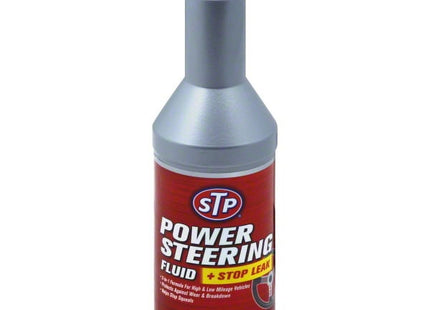 Armored AutoGroup High Mileage Power Steering Fluid and Stop Leak, 12 Ounce (Pack Of 1)