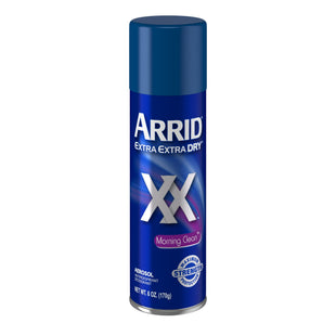 Arrid XX Extra Dry Antiperspirant & Deodorant, Morning Clean, Aerosol Can Spray, 6 Ounce (Pack Of 12)