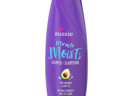 Aussie For Dry Hair, Paraben Free Miracle Moist Shampoo, With Avocado & Jojoba Oil, 12.1 Fluid Ounce (Pack Of 24)