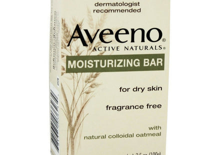 Aveeno Gentle Naturals Moisturizing Facial Cleansing Bar for Dry Skin, Fragrance Free, 3.5 Ounce (Pack Of 6)